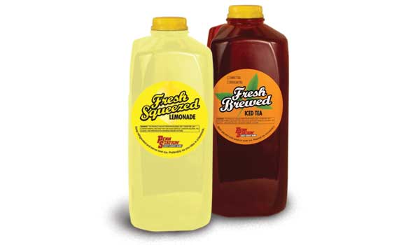 Half-Gallon Jugs of Lemonad and tea