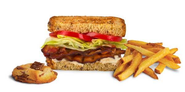 grilled or cold blt sandwich kids meal
