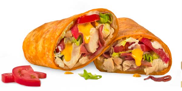 Chicken cordon bleu Wrap